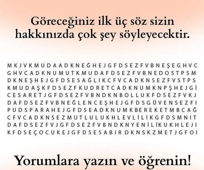 😍Görselde gördüğün ilk 3 kelimeyi yazabilir misin🤓😅?