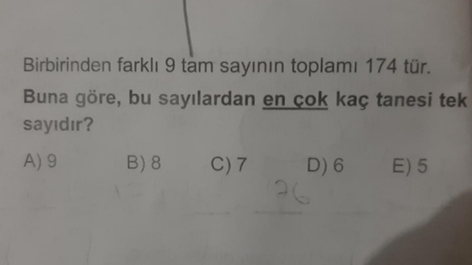 Matematik soru cevaplar misin?