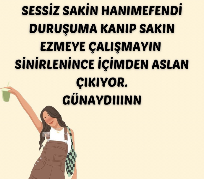 Stresten hepsi yoksa pamuk gibi insanım 😂