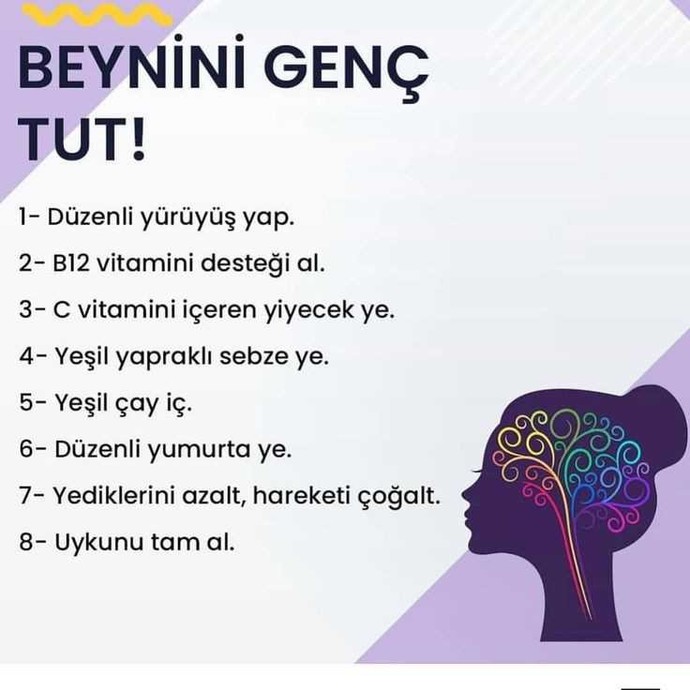 Yaş alırken cildini olduğu kadar beynini de genç tutmaya önem vererek gerekli tedbirlerden hangilerini alıyorsun?