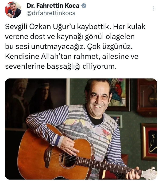 Özkan Uğurun şarkılarını sever misiniz?