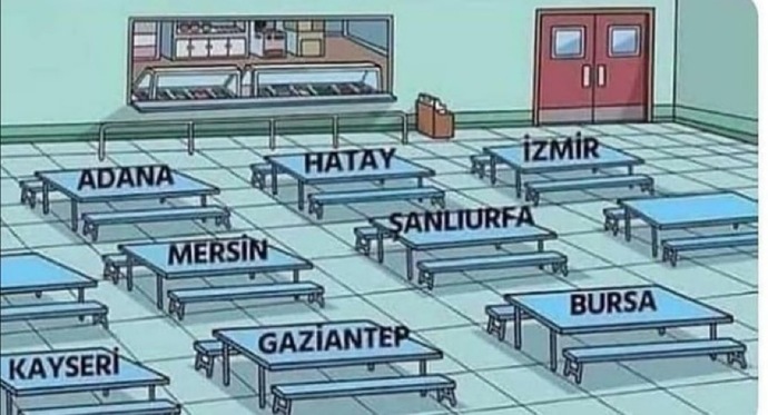 Diyelim ki çok acıktın, hangi şehrin masasına oturursun?