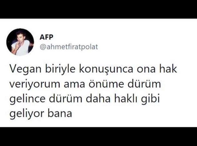 Veganlar mı daha haklı, dürümler mi?