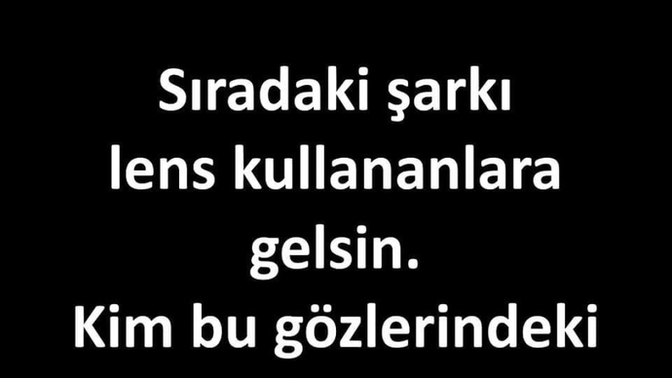 Gözleriniz kendi rengi mi yoksa lens mi?