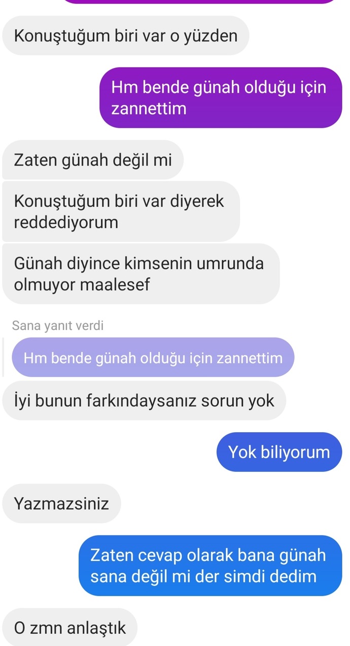 Konuşmak haram diyor da çıkmazdayim sohbet nasıl ilerler?