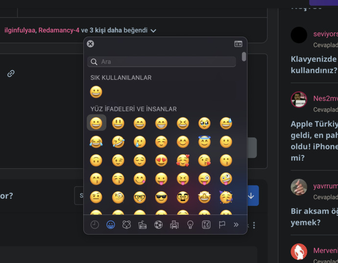 Klavyenizde en son hangi emojiyi kullandınız?