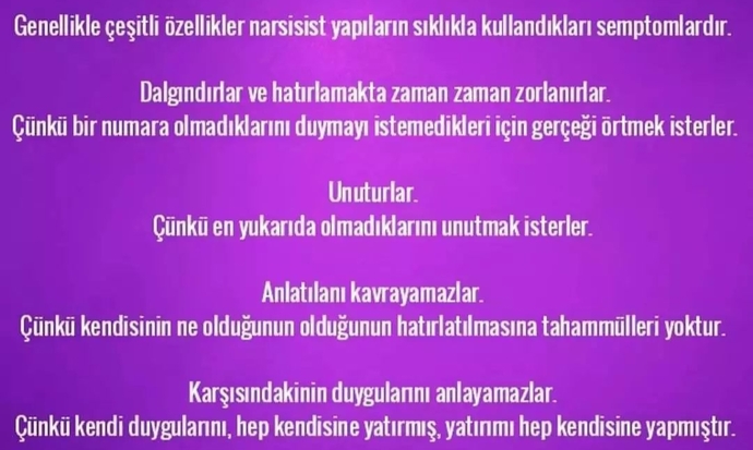 Size göre narsist kişilikler hangi özellikleri barındırmalı? Siz bir narsist insanla nasıl başa çıkabilirsiniz?