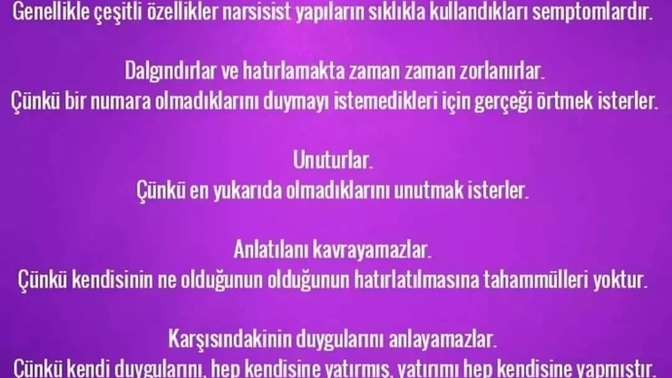 Size göre narsist kişilikler hangi özellikleri barındırmalı? Siz bir narsist insanla nasıl başa çıkabilirsiniz?