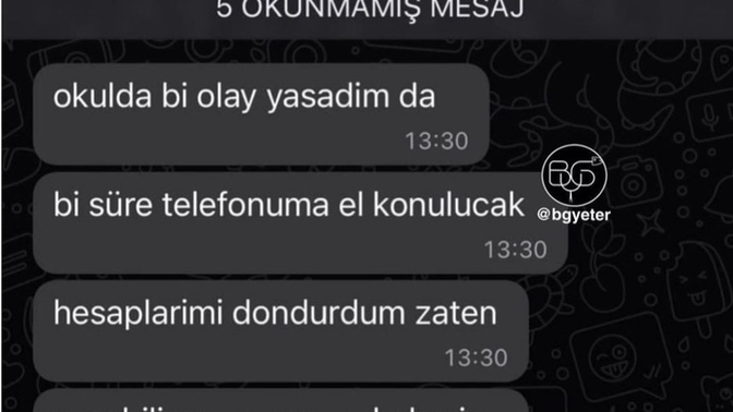 Sevgiliniz bir müddet telefonum kapalı olacak ulaşamazsan merak etme dese ne düşünürsünüz?