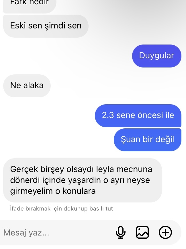 3-4 yıl sonra tekrar yazan eski sevgili seviyor mudur?