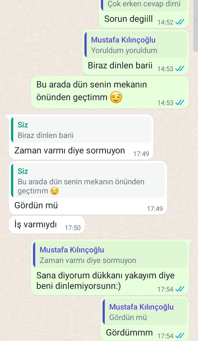 Görüldü atana ne tepki verilmeli?