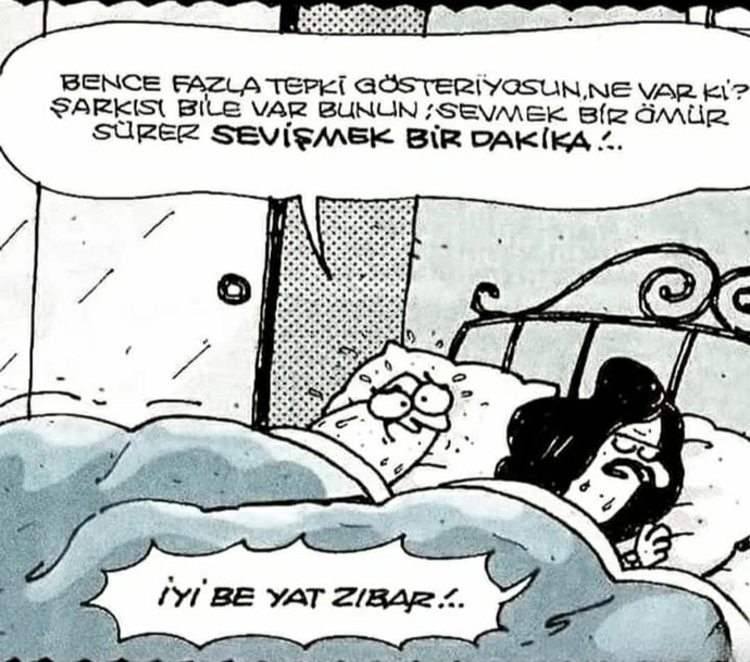Gerçekten sevmek bir ömür sevişmek bu kadar kısa mı yoksa biz mi fazla abartıyoruz 😀?