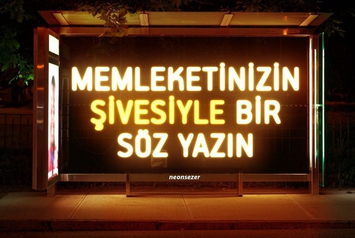 Memleketinizin şivesiyle bir söz yazar mısınız?