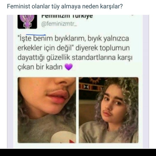 Bıyık bırakan feminist kadınlar toplumun güzellik algısına ters midir?