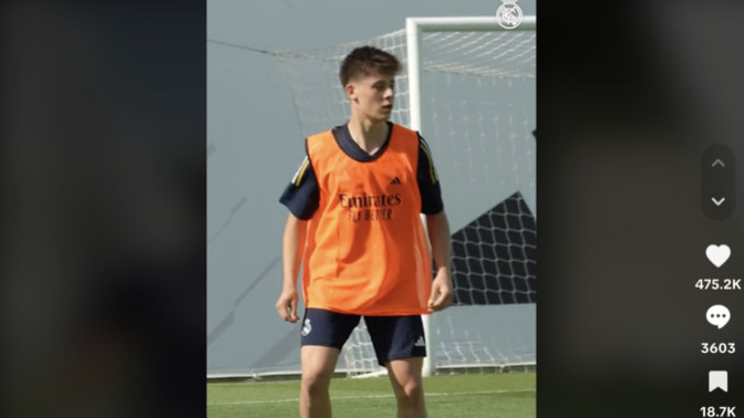 Real Madrid, Arda Güler'in antrenman videosunu Tarkan'ın Şımarık şarkısıyla paylaştı. Gurur verici değil mi?