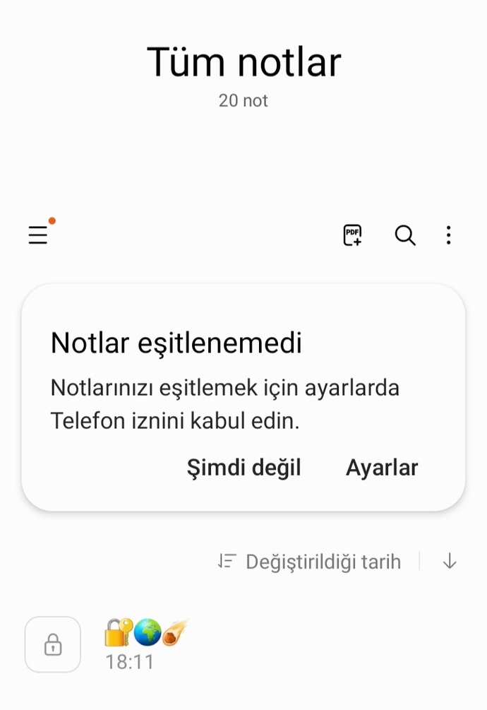 Samsung notlara koyduğum parolayı unuttum, kilitli not sorunu nasıl çözülür?