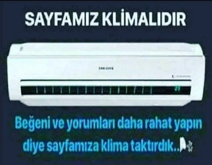 Siz rahat beğeni ve yorum yapın diye sayfaya klima taktırdım 💦 ben olmasam ne olucak sizin bu haliniz?