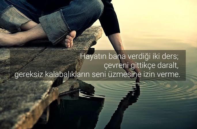 Hayatın size verdiği en büyük ders nedir?