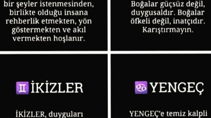 Burcunuz neler söylüyor?