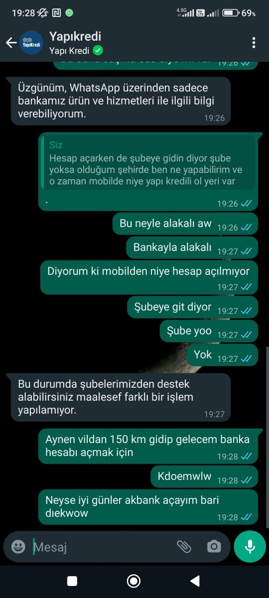 Yapı kredi kadar dandik banka yok?