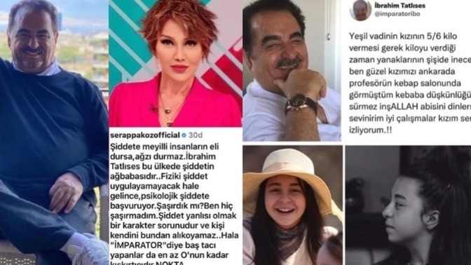 Sosyal medya hesabından çocuk oyuncu Beren Gökyıldız'a kilo vermesini öneren İbrahim Tatlıses'e ünlü sunucu Serap Paköz ''Bu ülkede kadına şiddetin ağabasısınız'' demekte haklı mı?