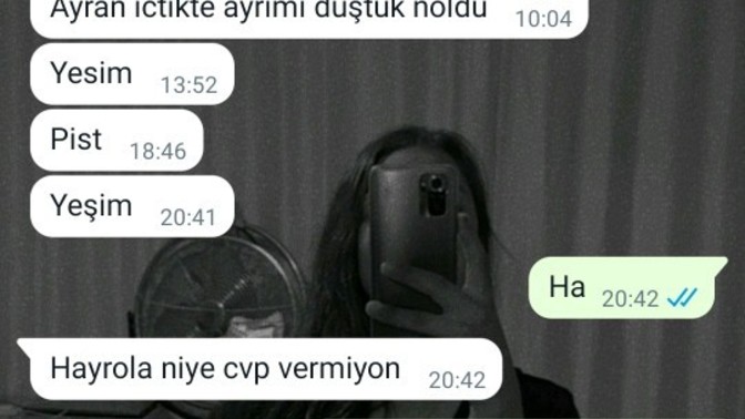 Kendini kandirmiyor mu?
