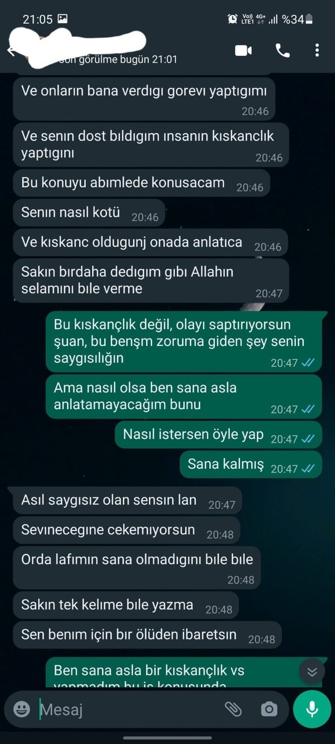 Arkadaşlar konu biraz uzun, sizce haksız mıyım? Ne yapmalıyım?