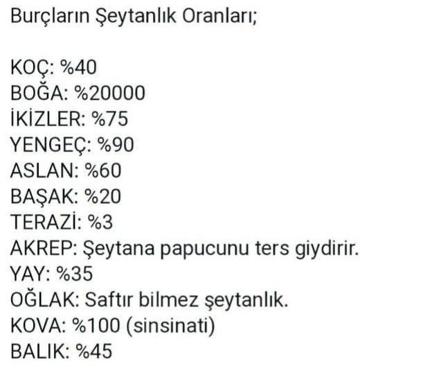 Burcuna göre ne kadar şeytansın?