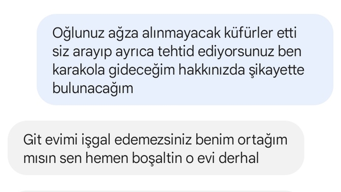 Ev sahibinden şikayetçi olmam için bu mesaj yeterli mi?