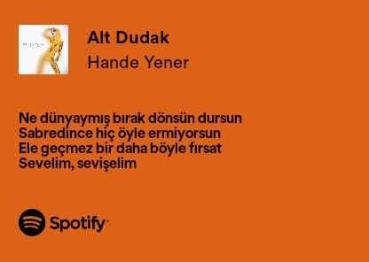 Gece yatarken hareketli şarkı dinlenmez mi?