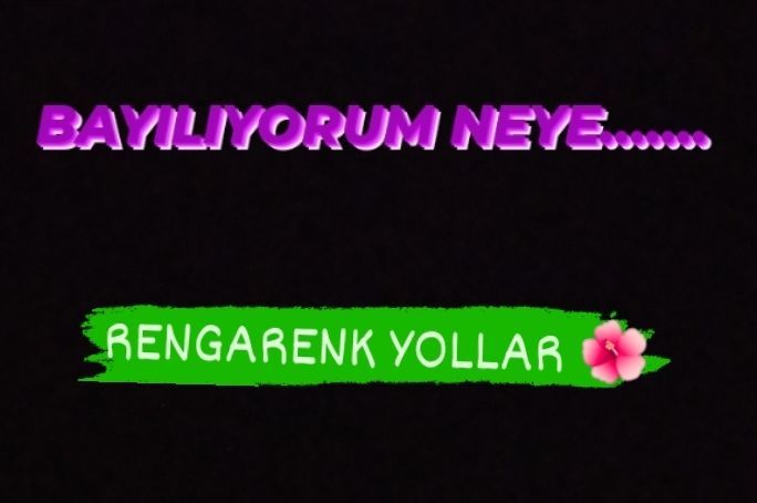 Bayılıyorum neyeee ? Noktalı yere ilk aklınıza gelen cümleyi yazın?