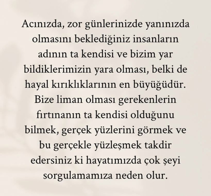 Akşama bir söz bırakır mısınız?