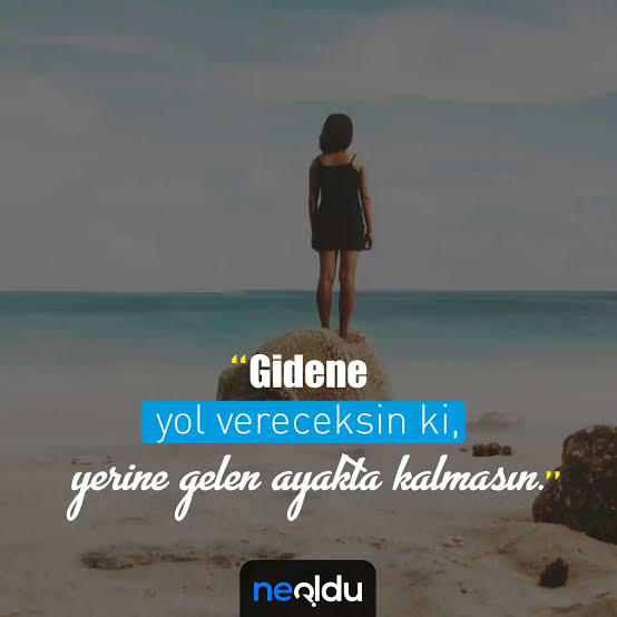 Kimseye hakettiğinden fazla değer vermemek gerek.. 
