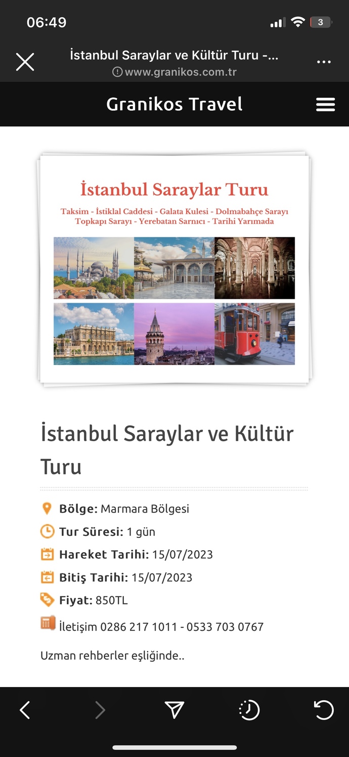 Günübirlik İstanbul turuna çıkarken yanımıza ne almalıyız?