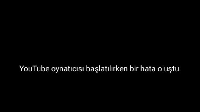 Buradaki YouTube videoları açılmıyor?