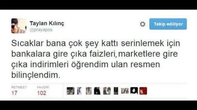 Sıcaklardan bunalmamak için neler yapıyorsunuz?