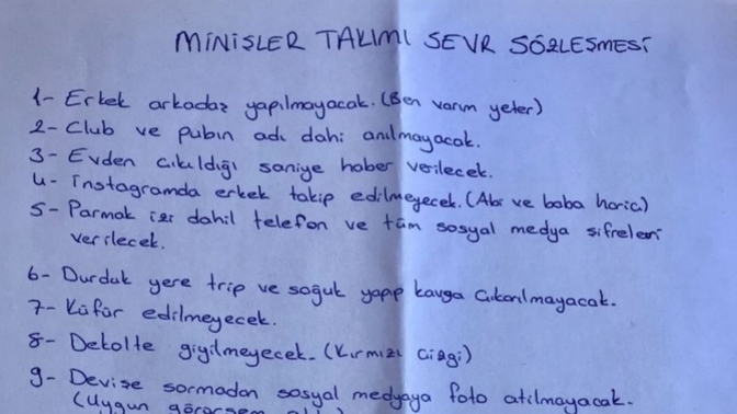 Flörtünüz sevgililik sözleşmesi isterse kabul eder misiniz?