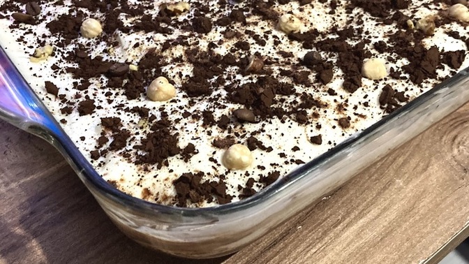 Manitaya tiramisu yaptım, sizce beğenir mi?