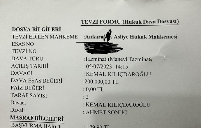 Kemal Kılıçdaroğlu Jahrein olarak bilinen Ahmet Sonuça 200 bin liralık manevi tazminat davası açtı. Ne Düşünüyorsunuz?