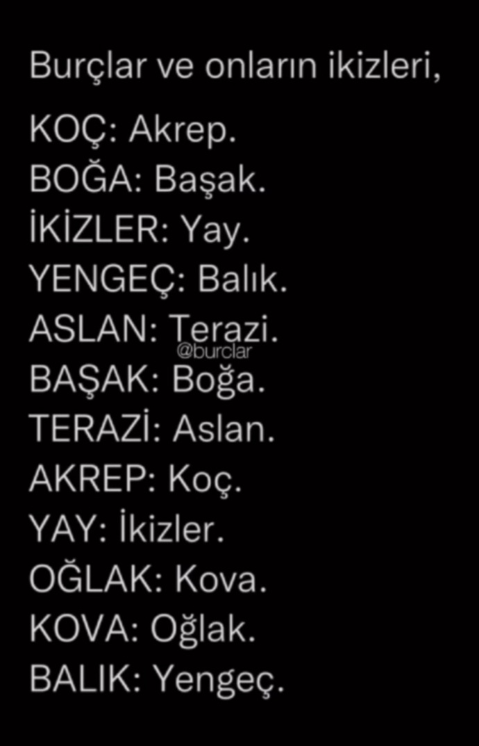 Burçlar ve ikizleri sizin burnunuzun ikizi hangisiymiş?