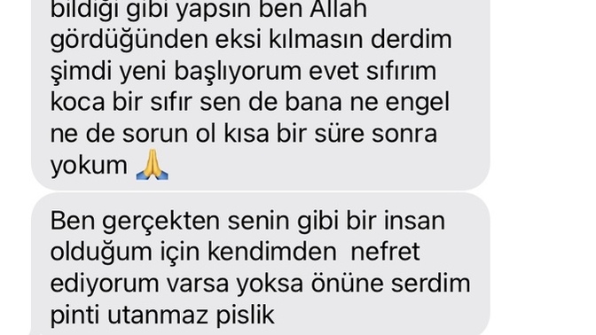 Acil nakite sıkışan sevgilim, gönüllü olmadığımı görünce böyle yazdı, haklı mı?