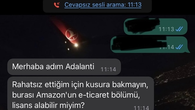 +91 li numaradan Wp mesajı geliyor?