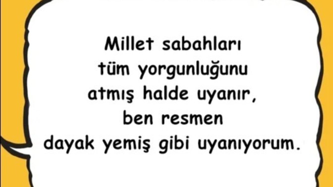 Sizde bu görseldeki durumu yaşıyor musunuz 💤 ?