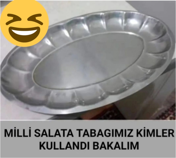 Hatırladınız mı bu tabakları bizde hala var😄?