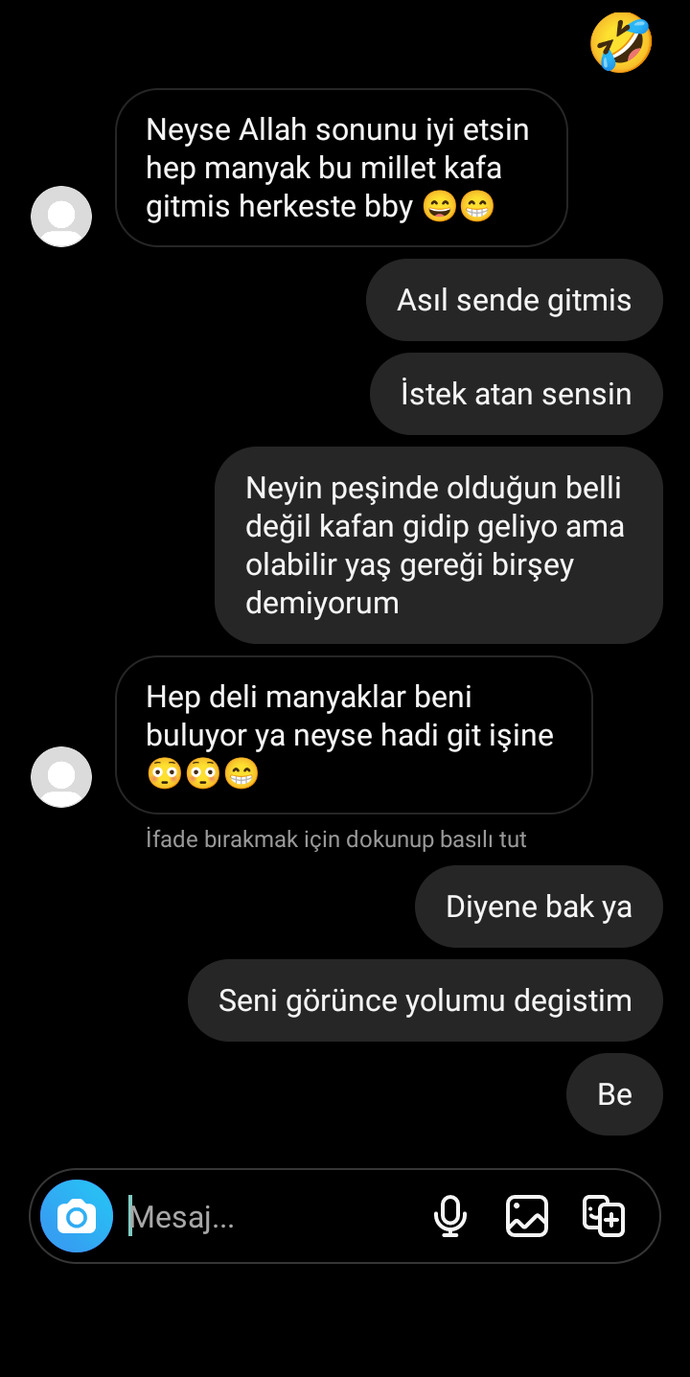 Benden ne istiyor olabilir?