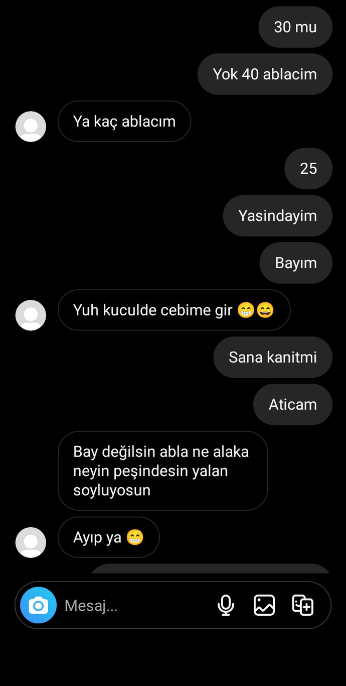 Benden ne istiyor olabilir?