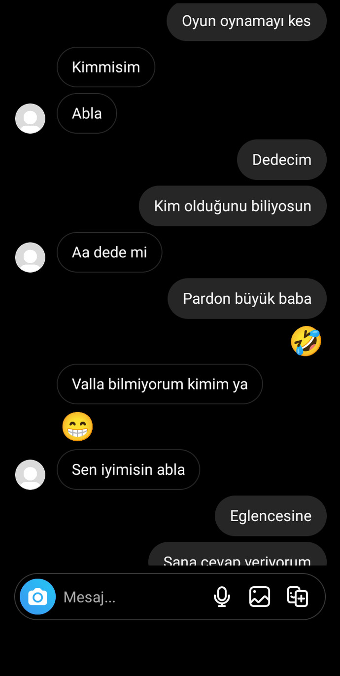 Benden ne istiyor olabilir?