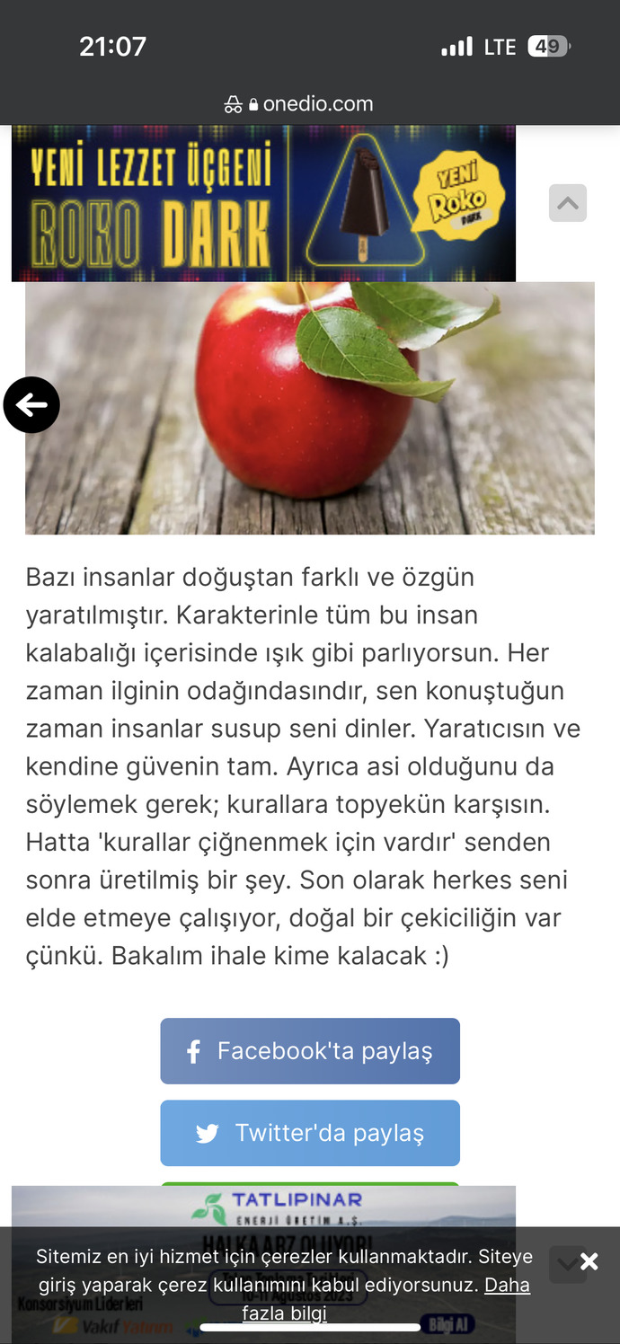 Bir meyve olsaydınız ne olurdunuz?