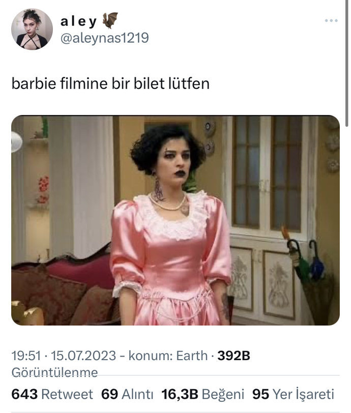Barbie’nin filmini izlemeye gidecek misiniz 💁🏼♀️?