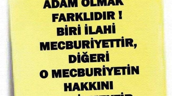 Erkek olmak ile adam olmak arasındaki fark nedir?